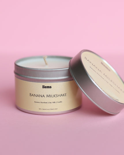 Banana Milkshake Geurkaars - 100gr