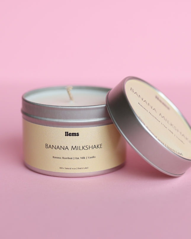 Banana Milkshake Geurkaars - 100gr