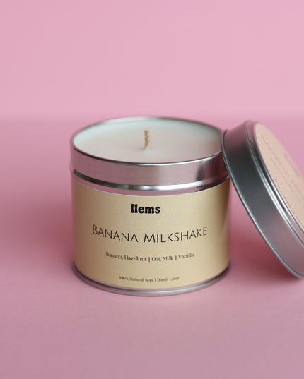 Banana Milkshake Geurkaars - 200gr