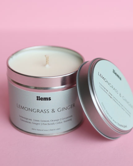 Lemongrass & Ginger Geurkaars - 200gr