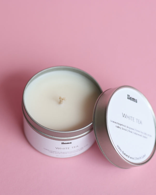 White Tea Geurkaars - 100gr