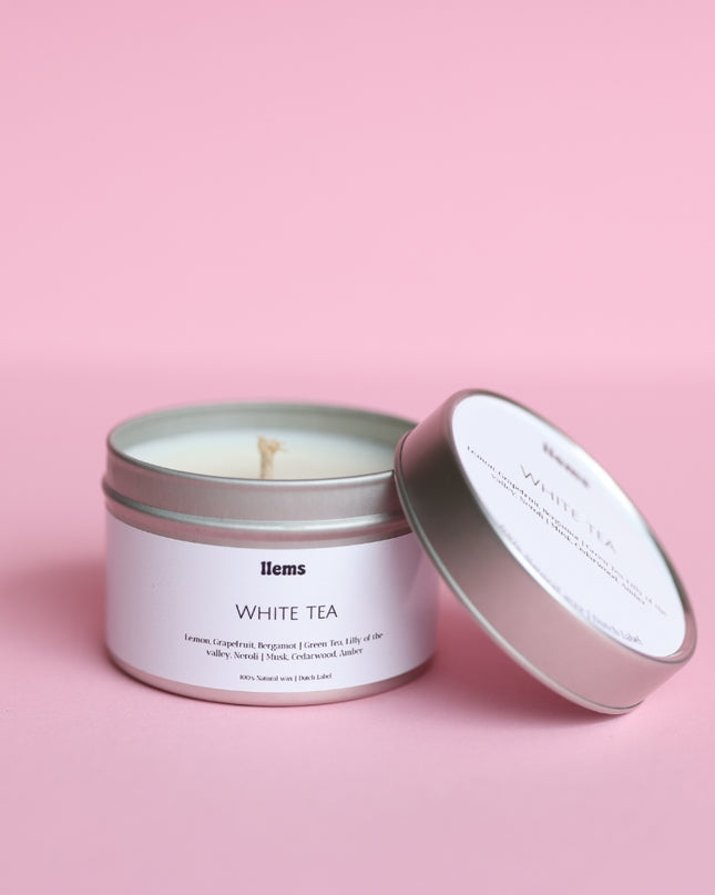 White Tea Geurkaars - 100gr