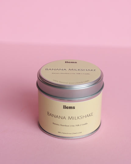 Banana Milkshake Geurkaars - 200gr