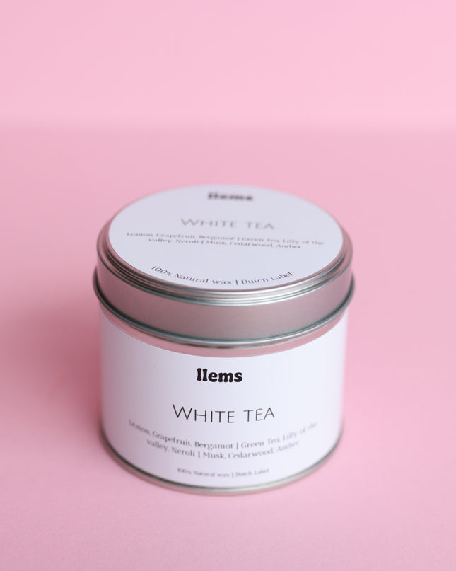 White Tea Geurkaars - 200gr